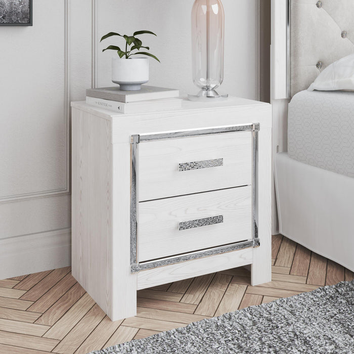 Ashley Express - Altyra Two Drawer Night Stand - DecorGalore4U