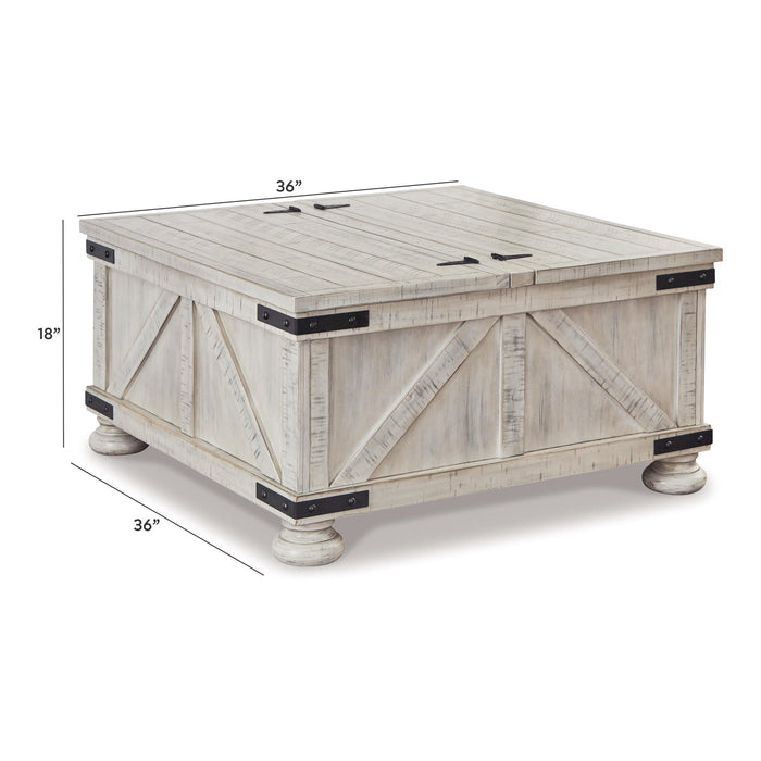 Ashley Express - Carynhurst Cocktail Table with Storage - DecorGalore4U
