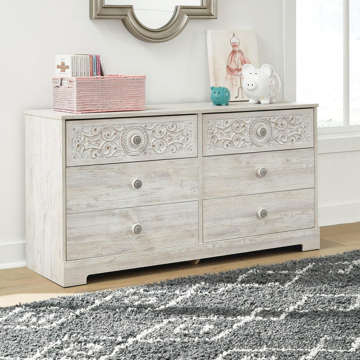 Ashley Express - Paxberry Six Drawer Dresser - DecorGalore4U