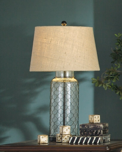 Ashley Express - Sharmayne Glass Table Lamp (1/CN) DecorGalore4U - Shop Home Decor Online with Free Shipping