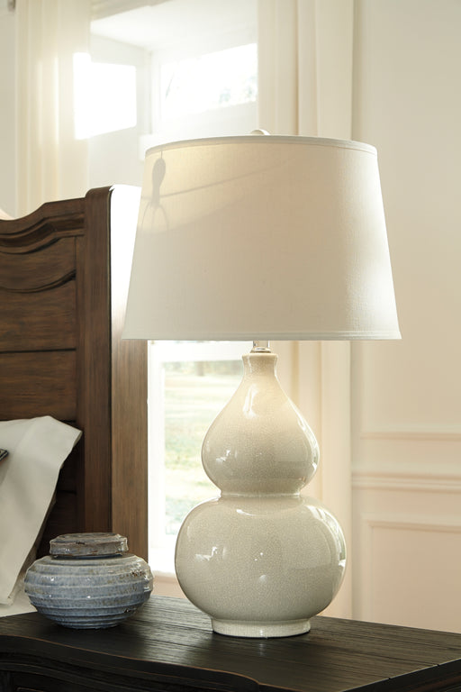 Ashley Express - Saffi Ceramic Table Lamp (1/CN) DecorGalore4U - Shop Home Decor Online with Free Shipping