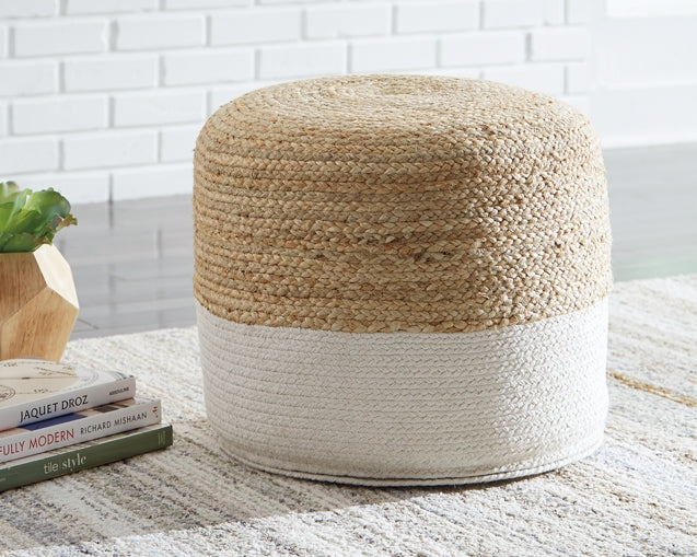 Ashley Express - Sweed Valley Pouf DecorGalore4U - Shop Home Decor Online with Free Shipping