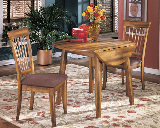 Ashley Express - Berringer Round DRM Drop Leaf Table DecorGalore4U - Shop Home Decor Online with Free Shipping