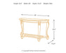 Ashley Express - Norcastle Sofa Table DecorGalore4U - Shop Home Decor Online with Free Shipping