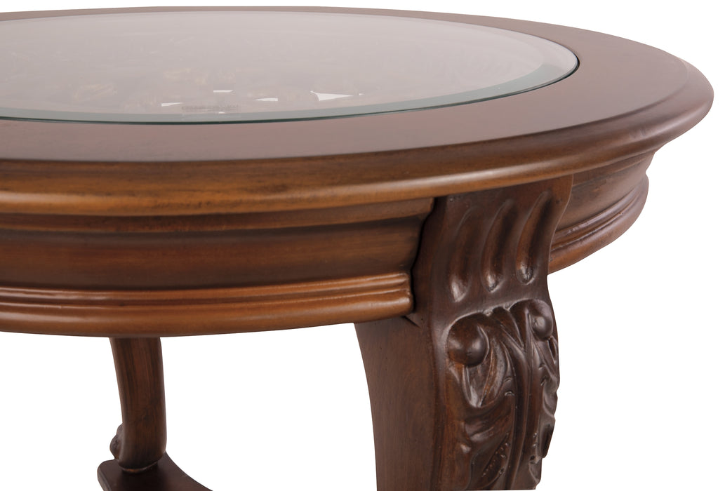 Ashley Express - Norcastle Round End Table DecorGalore4U - Shop Home Decor Online with Free Shipping