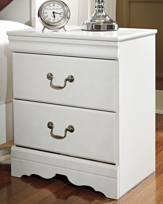 Ashley Express - Anarasia Two Drawer Night Stand DecorGalore4U - Shop Home Decor Online with Free Shipping