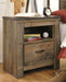 Ashley Express - Trinell One Drawer Night Stand DecorGalore4U - Shop Home Decor Online with Free Shipping