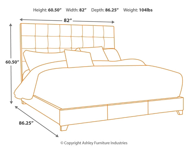 Ashley Express - Dolante Queen Upholstered Bed DecorGalore4U - Shop Home Decor Online with Free Shipping