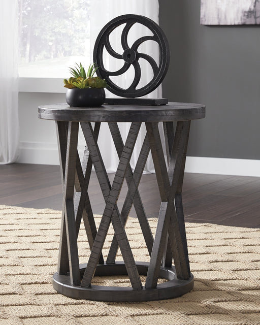 Ashley Express - Sharzane Round End Table DecorGalore4U - Shop Home Decor Online with Free Shipping