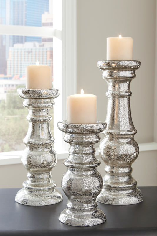 Ashley Express - Rosario Candle Holder Set (3/CN) DecorGalore4U - Shop Home Decor Online with Free Shipping