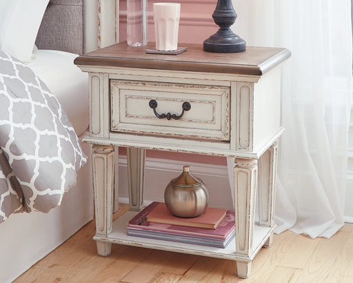 Ashley Express - Realyn One Drawer Night Stand DecorGalore4U - Shop Home Decor Online with Free Shipping