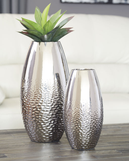 Ashley Express - Dinesh Vase Set (2/CN) DecorGalore4U - Shop Home Decor Online with Free Shipping