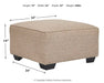 Ashley Express - Baceno Oversized Accent Ottoman DecorGalore4U - Shop Home Decor Online with Free Shipping