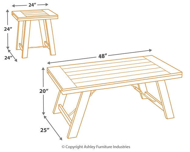 Ashley Express - Noorbrook Occasional Table Set (3/CN) DecorGalore4U - Shop Home Decor Online with Free Shipping