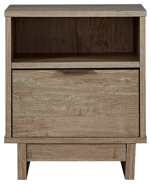 Ashley Express - Oliah One Drawer Night Stand DecorGalore4U - Shop Home Decor Online with Free Shipping