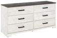 Ashley Express - Shawburn Six Drawer Dresser DecorGalore4U - Shop Home Decor Online with Free Shipping