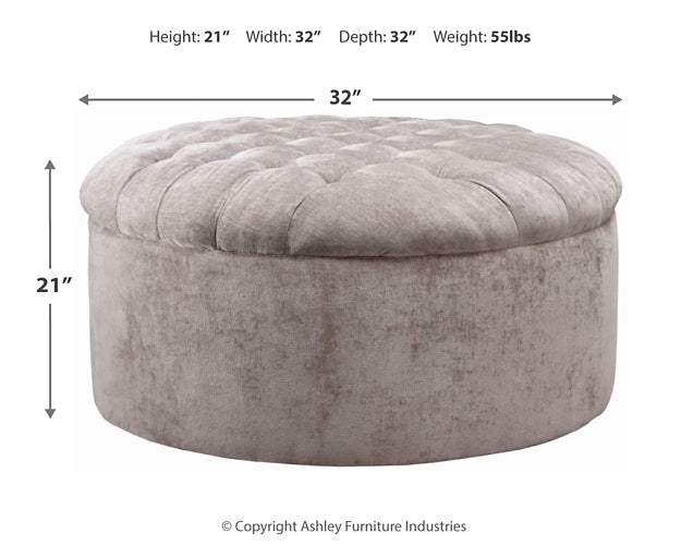 Ashley Express - Carnaby Oversized Accent Ottoman DecorGalore4U - Shop Home Decor Online with Free Shipping