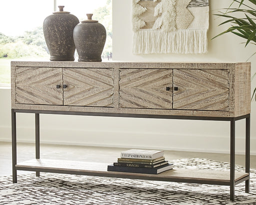 Ashley Express - Roanley Console Sofa Table DecorGalore4U - Shop Home Decor Online with Free Shipping