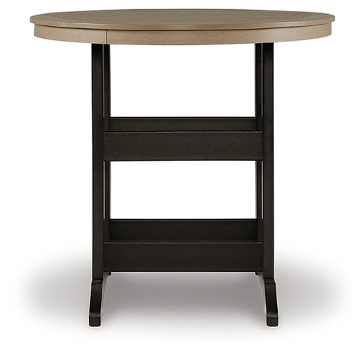 Ashley Express - Fairen Trail Round Bar Table w/UMB OPT DecorGalore4U - Shop Home Decor Online with Free Shipping