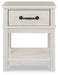 Ashley Express - Dorrinson One Drawer Night Stand DecorGalore4U - Shop Home Decor Online with Free Shipping