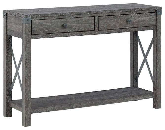 Ashley Express - Freedan Console Sofa Table DecorGalore4U - Shop Home Decor Online with Free Shipping