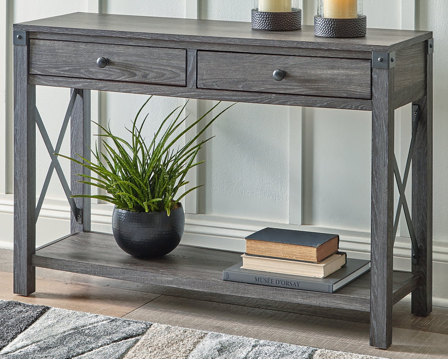 Ashley Express - Freedan Console Sofa Table DecorGalore4U - Shop Home Decor Online with Free Shipping