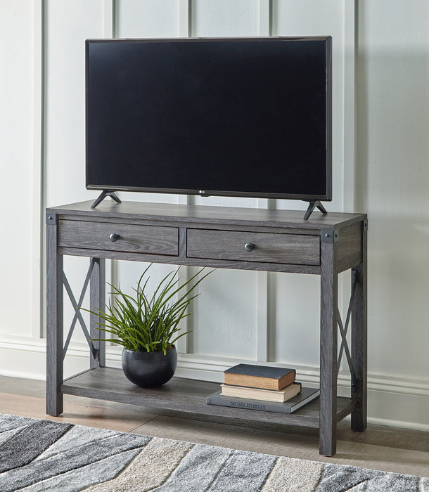 Ashley Express - Freedan Console Sofa Table DecorGalore4U - Shop Home Decor Online with Free Shipping