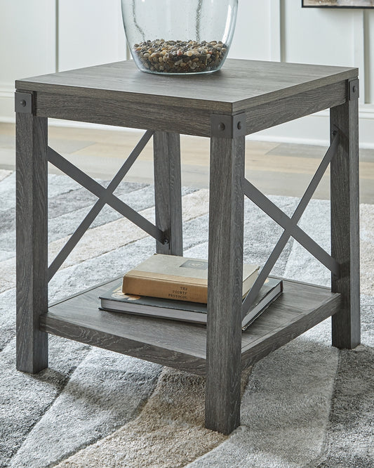 Ashley Express - Freedan Square End Table DecorGalore4U - Shop Home Decor Online with Free Shipping