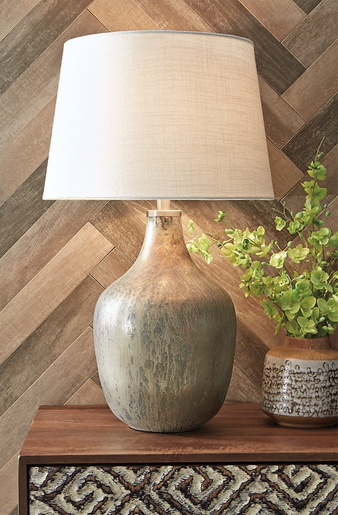 Ashley Express - Mari Glass Table Lamp (1/CN) DecorGalore4U - Shop Home Decor Online with Free Shipping
