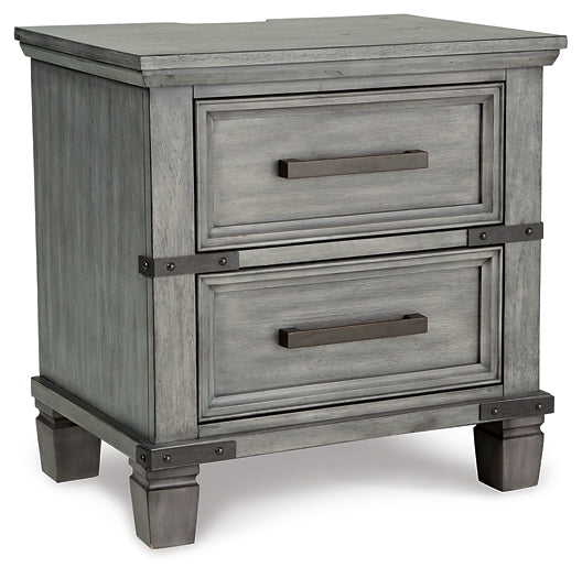 Ashley Express - Russelyn Two Drawer Night Stand DecorGalore4U - Shop Home Decor Online with Free Shipping