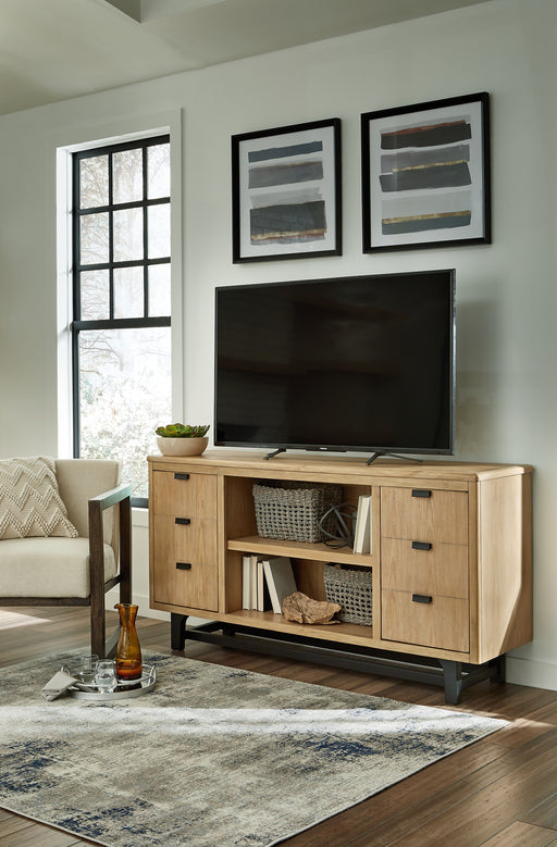 Ashley Express - Freslowe LG TV Stand w/Fireplace Option DecorGalore4U - Shop Home Decor Online with Free Shipping