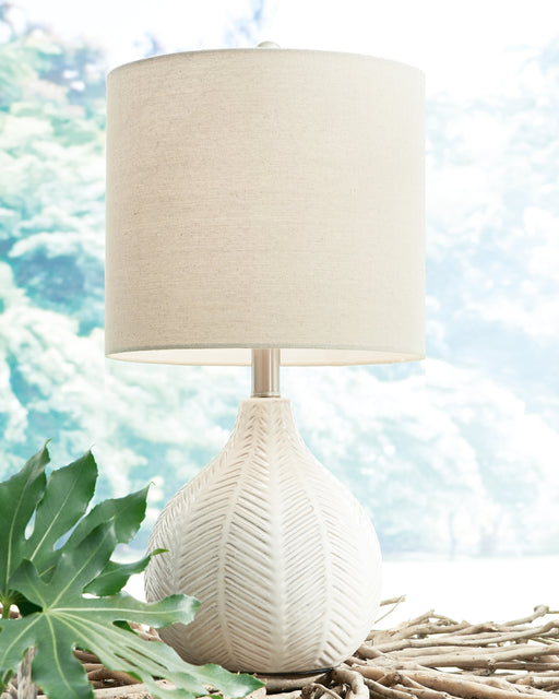 Ashley Express - Rainermen Ceramic Table Lamp (1/CN) DecorGalore4U - Shop Home Decor Online with Free Shipping
