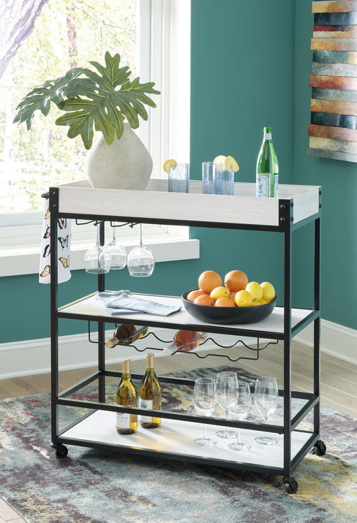 Ashley Express - Bayflynn Bar Cart DecorGalore4U - Shop Home Decor Online with Free Shipping