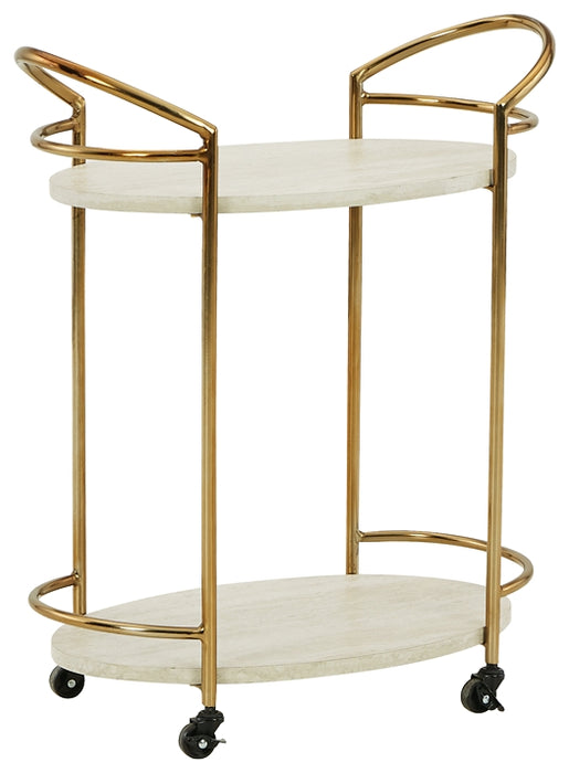 Ashley Express - Tarica Bar Cart DecorGalore4U - Shop Home Decor Online with Free Shipping