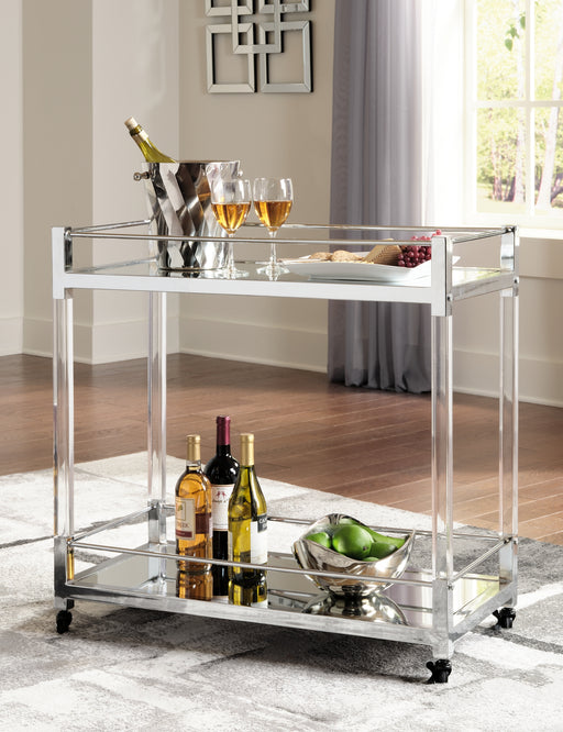 Ashley Express - Chaseton Bar Cart DecorGalore4U - Shop Home Decor Online with Free Shipping