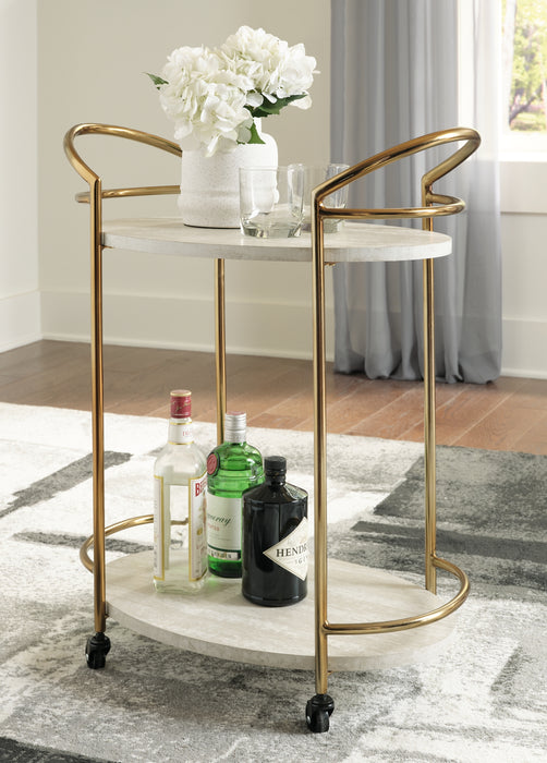 Ashley Express - Tarica Bar Cart DecorGalore4U - Shop Home Decor Online with Free Shipping