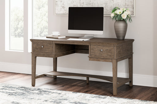 Ashley Express - Janismore Home Office Storage Leg Desk DecorGalore4U - Shop Home Decor Online with Free Shipping