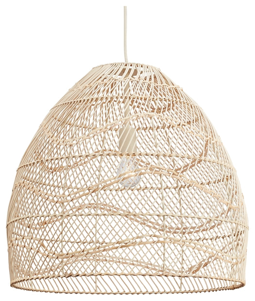 Ashley Express - Coenbell Rattan Pendant Light (1/CN) DecorGalore4U - Shop Home Decor Online with Free Shipping