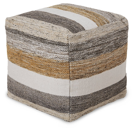 Ashley Express - Josalind Pouf DecorGalore4U - Shop Home Decor Online with Free Shipping