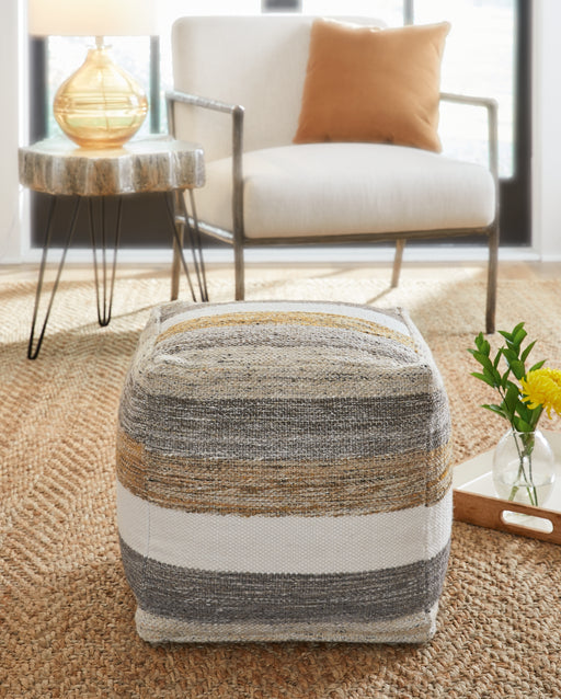 Ashley Express - Josalind Pouf DecorGalore4U - Shop Home Decor Online with Free Shipping