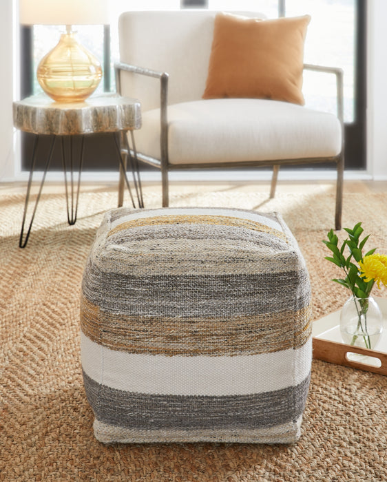 Ashley Express - Josalind Pouf DecorGalore4U - Shop Home Decor Online with Free Shipping