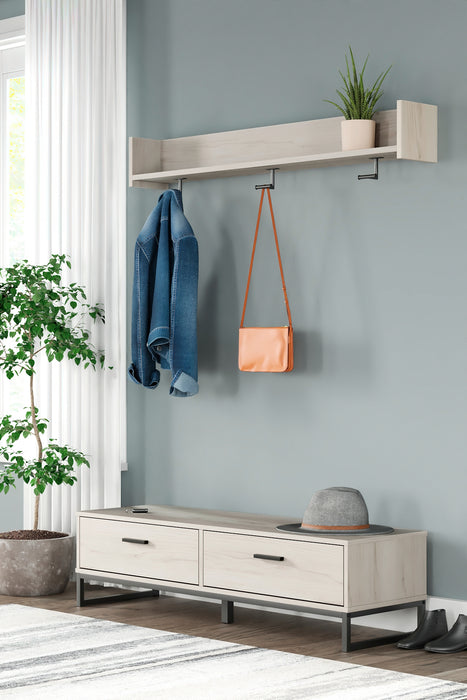 Ashley Express - Socalle Bench with Coat Rack DecorGalore4U - Shop Home Decor Online with Free Shipping