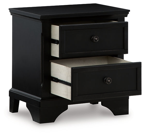 Ashley Express - Chylanta Two Drawer Night Stand DecorGalore4U - Shop Home Decor Online with Free Shipping