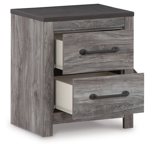 Ashley Express - Bronyan Two Drawer Night Stand DecorGalore4U - Shop Home Decor Online with Free Shipping