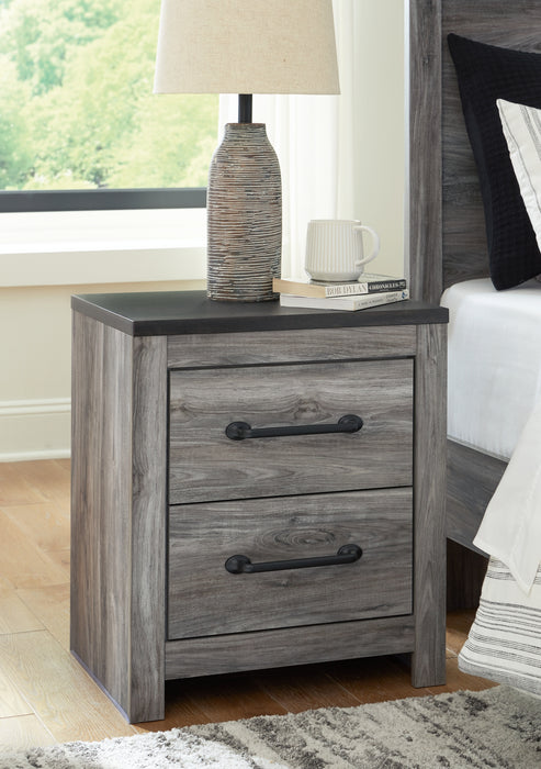 Ashley Express - Bronyan Two Drawer Night Stand DecorGalore4U - Shop Home Decor Online with Free Shipping