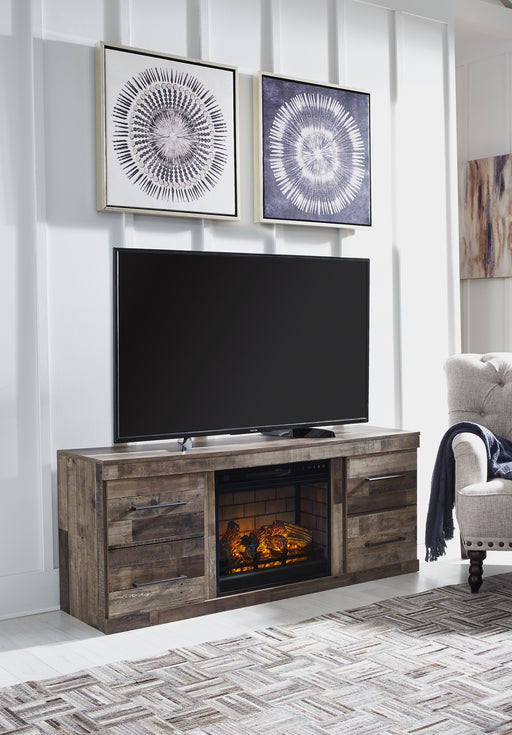 Ashley Express - Derekson TV Stand with Electric Fireplace DecorGalore4U - Shop Home Decor Online with Free Shipping