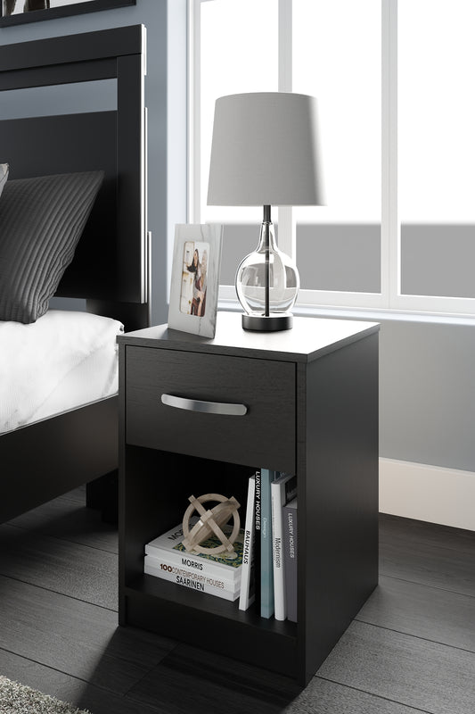 Ashley Express - Finch One Drawer Night Stand DecorGalore4U - Shop Home Decor Online with Free Shipping