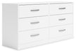 Ashley Express - Flannia Six Drawer Dresser DecorGalore4U - Shop Home Decor Online with Free Shipping