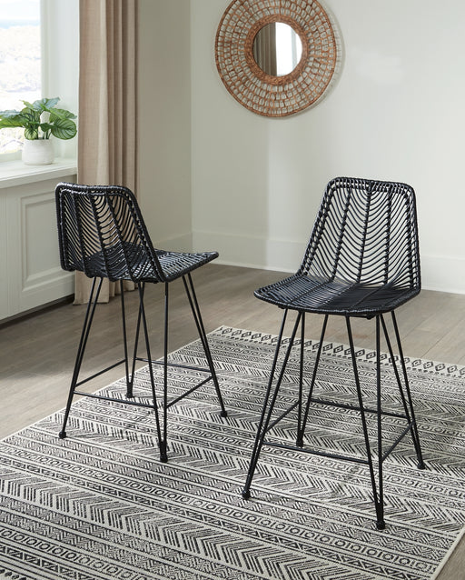 Ashley Express - Angentree Upholstered Barstool (2/CN) DecorGalore4U - Shop Home Decor Online with Free Shipping