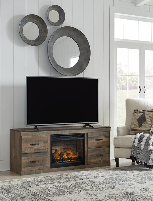 Ashley Express - Trinell TV Stand with Electric Fireplace DecorGalore4U - Shop Home Decor Online with Free Shipping